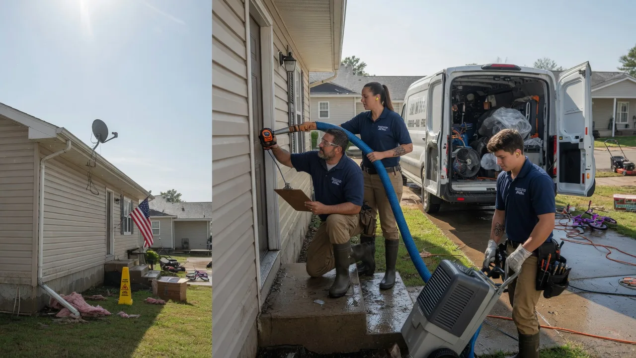 Ceiling Water Damage Restoration in Greenville, WV near me